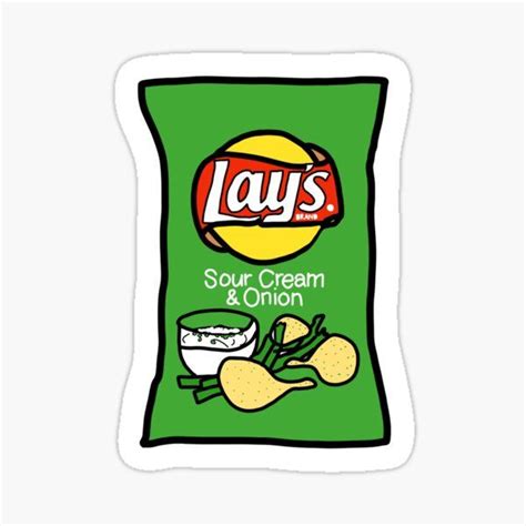 Potato Chips Sticker By Hollis Huntington