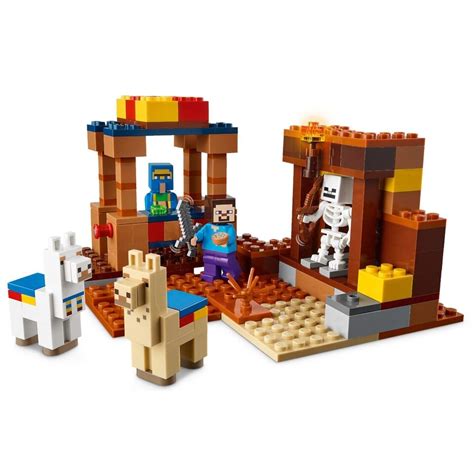 Lego Minecraft Retired Set The Trading Post Pcs Sealed