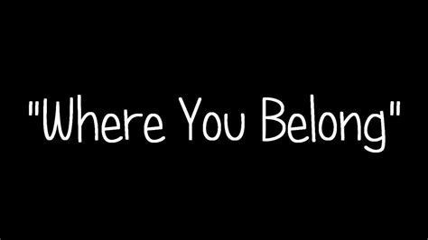 Kari Kimmel - Where You Belong (Lyrics) Chords - Chordify