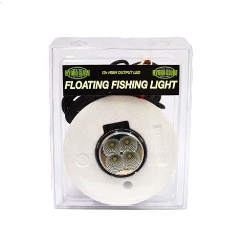 Hydro Glow 12v Led Surface Floating Fish Light Ffl12w Safford