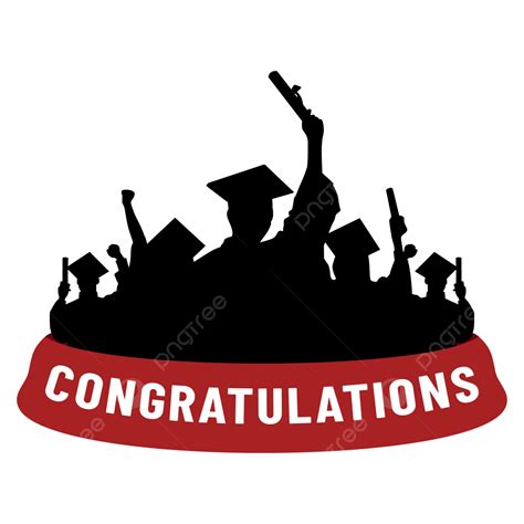 Felicitaciones Por Graduacion Con Silueta Vector Png Feliz Graduacion