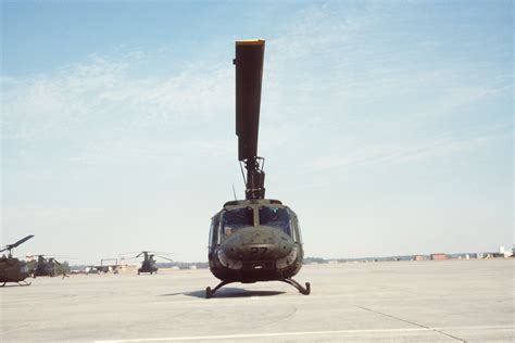 A Front View Of A Uh 1n Iroquois Helicopter From The Marine Light