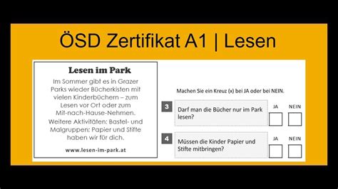 Examen Sd A Lesen Sd German Reading Exam A Youtube