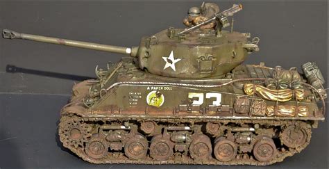 Tamiya Us Medium Tank M4a3e8 Sherman Easy Eight Plastic Model