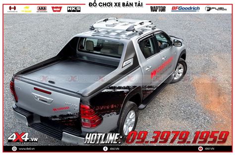 Bảng giá nắp thùng cuộn dành cho xe Toyota Hilux 2020 hàng nhập