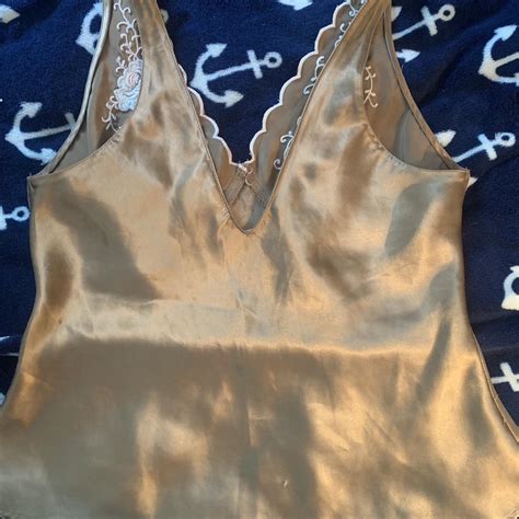 Beautifulll One Of My Fav Tops Silky Brown Top Depop