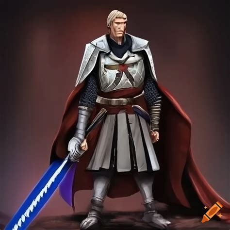 Mace Windu Fusion Trevor Belmont As Blue Templar Armor Knight With