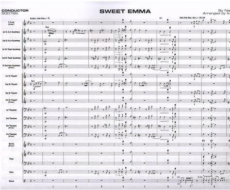 SWEET EMMA Growing Bands Jazz Ensemble Big Band New Releases 2023