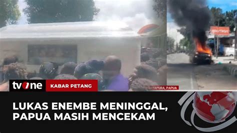 Ricuh Pengantar Jenazah Lukas Enembe Isu Provokasi Kelompok Separatis