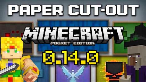 Minecraft Pe Paper Cut Out Texture Pack Texturas Para Pocket