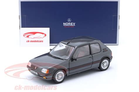 Norev Peugeot Gti Year Gray Metallic Model Car