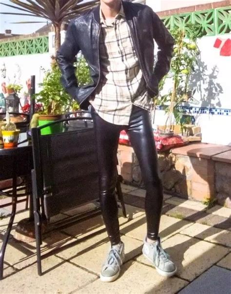 How To Wear Faux Leather Leggings And Shiny Leggings Danny Legging In