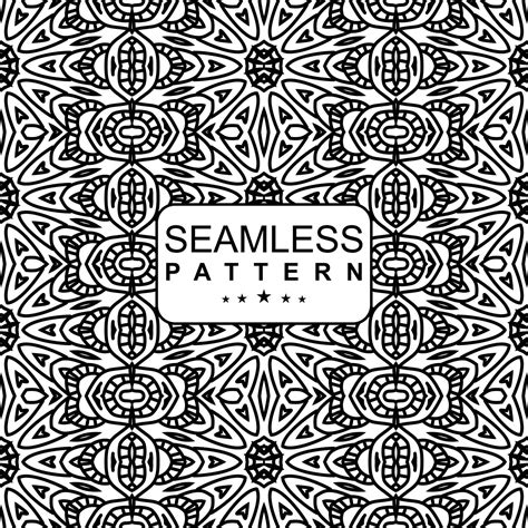 BLACK WHITE SEAMLESS PATTERN BACKGROUND. VECTOR ILLUSTRATION 13975696 ...