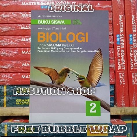 Jual Buku Siswa Biologi Kelas Xi Sma K Edisi Revisi Erlangga