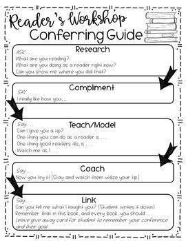 Reading Conference Form Reader S Workshop Conferring Notes Reading