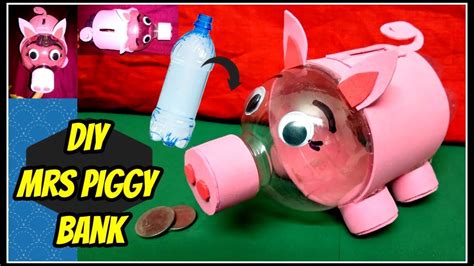 How To Make A PIGGY BANK Using A Recycled Bottle Fast N Easy DIY Labs