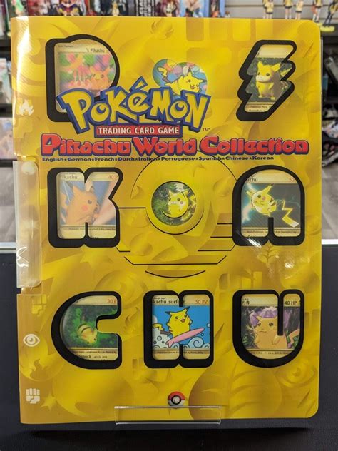 Pokemon Pikachu World Collection 2000 Folder 9 Card Promo Set Values