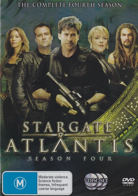 Stargate Atlantis The Complete Season 4 Region 4 Uk Dvd