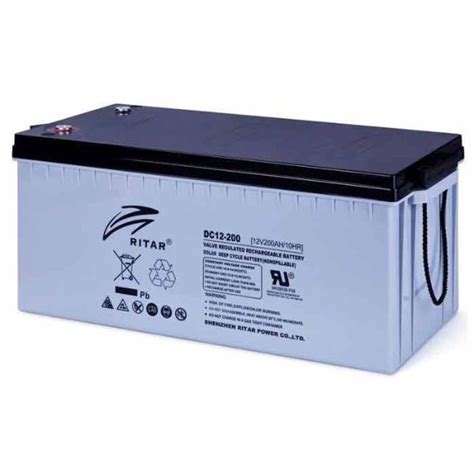 Ritar 200ah 12v Agm Deep Cycle Battery Solarkobo Store