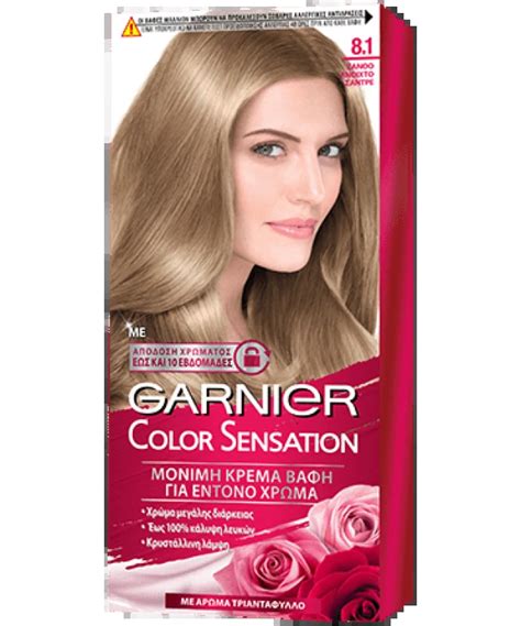 GARNIER COLOR SENSATION DYE LIGHT ASH BLONDE LIGHT 8 1 Epharmadora