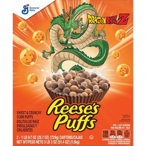 Reeses Puffs Releases New Dragon Ball Z Limited Edition Cereal Boxes