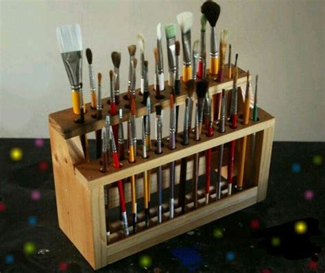 Paint Brush Storage Art Studio Storage