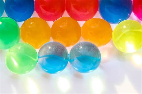 Water Coloured Gel Balls Polymer Gel Silica Gel Balls Of Blue