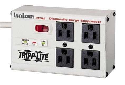 Tripp Lite Isobar 2 Outlet Surge Protector Power Strip 6ft Cord Right