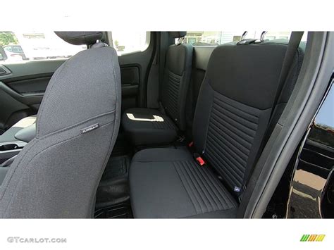 Ebony Interior 2019 Ford Ranger XL SuperCab Photo #134483108 | GTCarLot.com