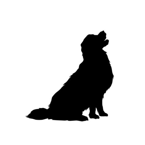 Golden Retriever Dog Pup Silhouette Instant Download for Cricut Cameo ...