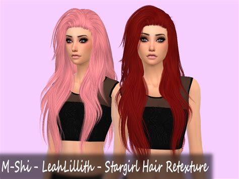 The Sims Resource M Shi Leahlillith Stargirl Hair Retexture Mesh