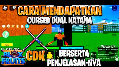 Cara Mendapatkan Cursed Dual Katana Blox Fruit Youtube