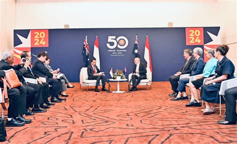 Presiden Jokowi Pimpin Pertemuan Bilateral Dengan Pm Australia Pm