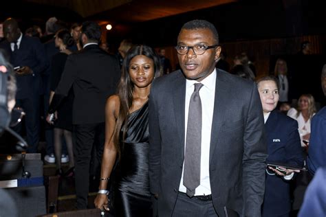 Photo Marcel Desailly Et Sa Compagne Lors De La C R Monie Des Best