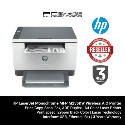 Hp Laserjet Mono Mfp M Sdw Wireless All In One Printer Pc Image