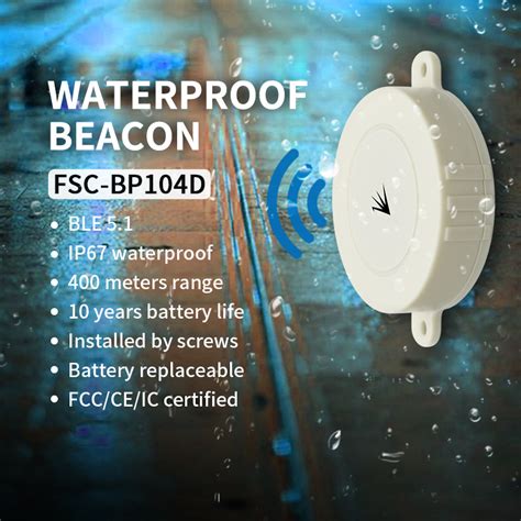 Waterproof Ip Ibeacon Years Battery Life Da Long Range Ble