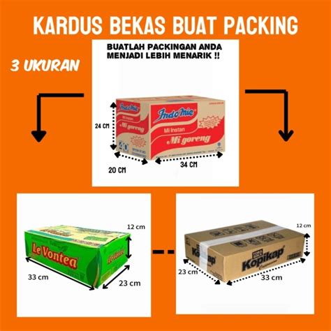 Jual Kardus Bekas Buat Kardus Packing Bekas Kardus Indomie Dll Shopee