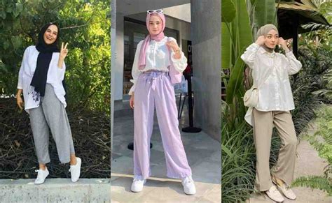 7 Inspirasi Ootd Hijab Kulot Untuk Ke Pantai Sopan Dan Stylish