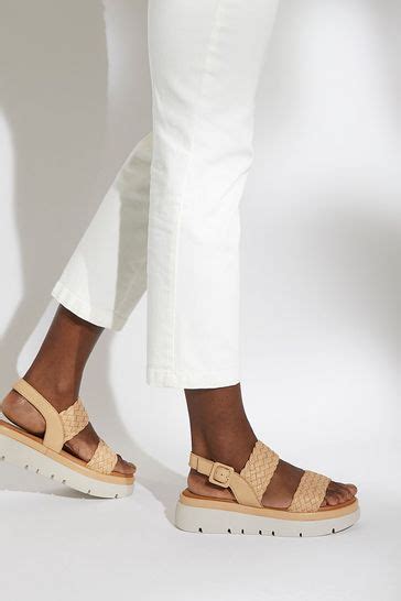 Buy Dune London Lorris Woven Strap Soft Volu Sandals From The Next Uk