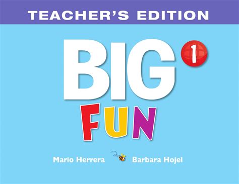 Components And Isbns Big Fun Primary Pearson English