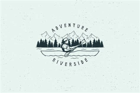 ADVENTURE RIVERSIDE LOGO Graphic By Storictype Creative Fabrica