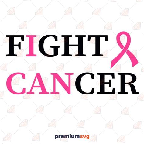 Fight Cancer Svg Cut File Premiumsvg