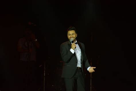 Egyptian Star Tamer Hosny Hits The High Notes In First Saudi Show