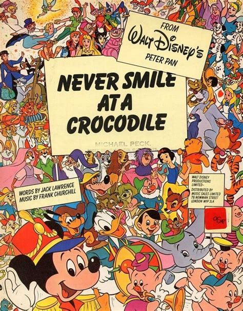 Never Smile At A Crocodile Walt Disney Peter Pan Only 9 00