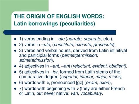 Etymology Of English Words Native And Borrowed Words In English