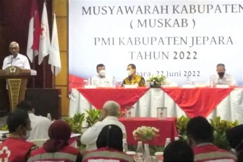 Sutedjo Sentot Sumarto Nahkodai Pmi Kabupaten Jepara Lima Tahun Kedepan