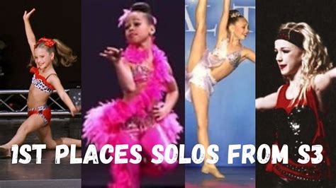 All S3 Solos That Won Ranked Dance Moms Youtube