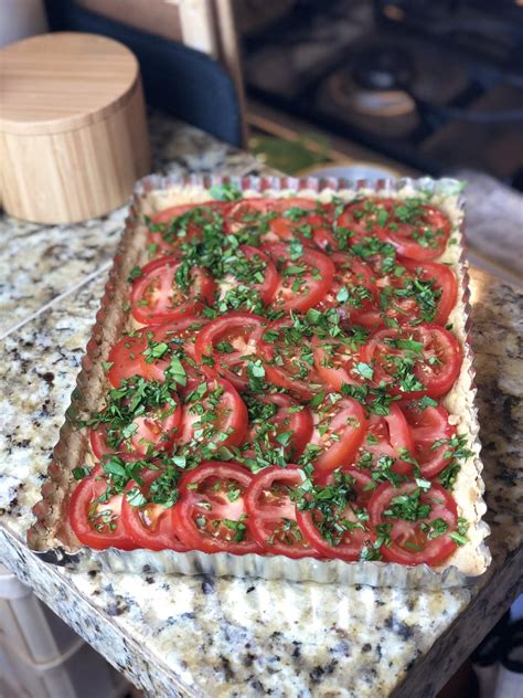 Tomato And Goat Cheese Tart The Kellie Kitchen