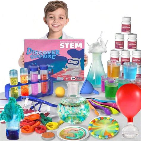 Kit de Ciência para Crianças 30 Experimentos de Laboratório de