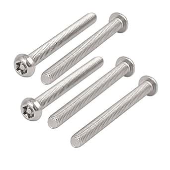 Sourcingmap M6x60mm 304 Stainless Steel Button Head Torx Security